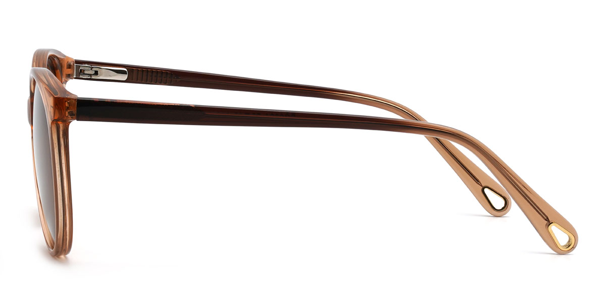 Vörösbarna Barna Zaydan Szemüveg - Oval Sunglasses