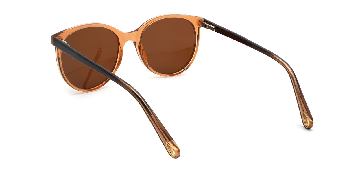 Vörösbarna Barna Zaydan Szemüveg - Oval Sunglasses