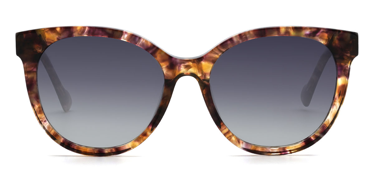Carey Gris Hridhaan Gafas - Oval Sunglasses