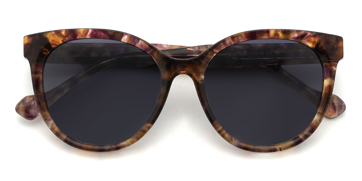 Carey Gris Hridhaan Gafas - Oval Sunglasses