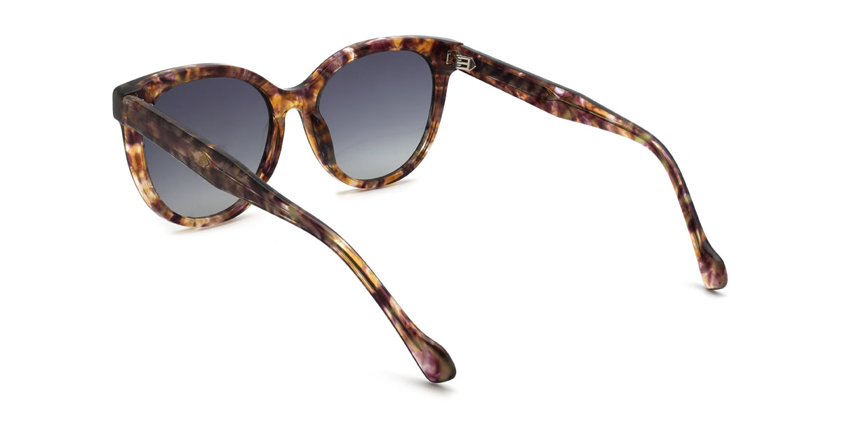 Carey Gris Hridhaan Gafas - Oval Sunglasses