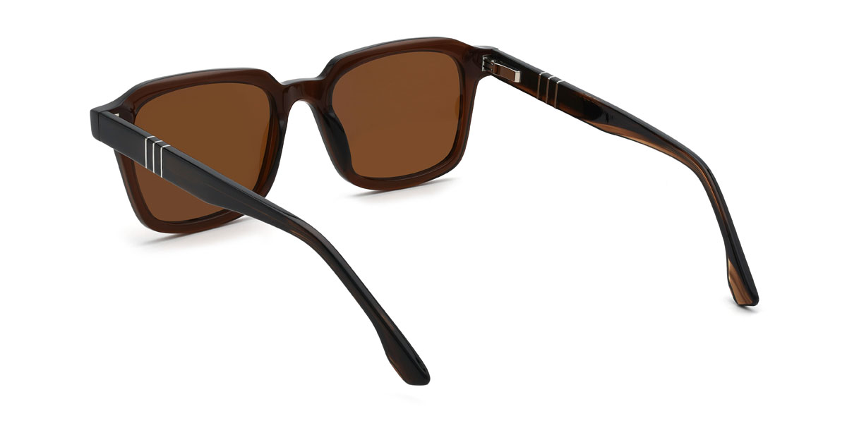 Brown Brown Colson Glasses - Rectangle Sunglasses
