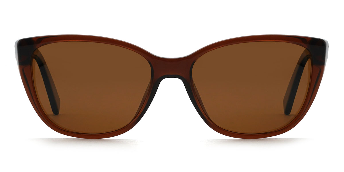 Brown Brown Makenzi Glasses - Cat Eye Sunglasses