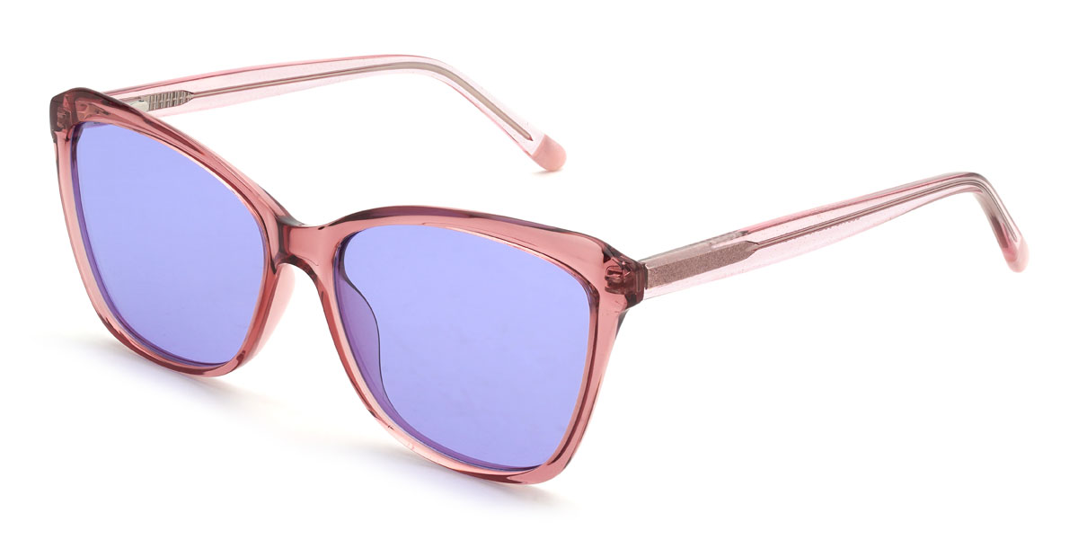 Pink Purple Joanna Glasses - Cat Eye Sunglasses