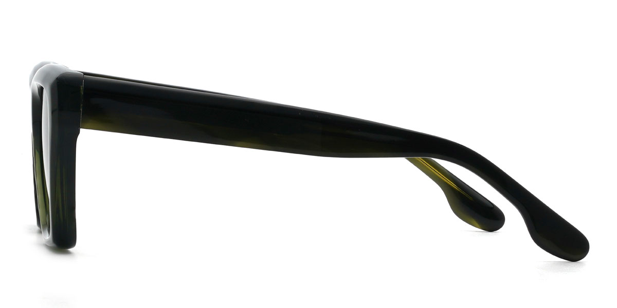 Black Grey Draya Glasses - Rectangle Sunglasses