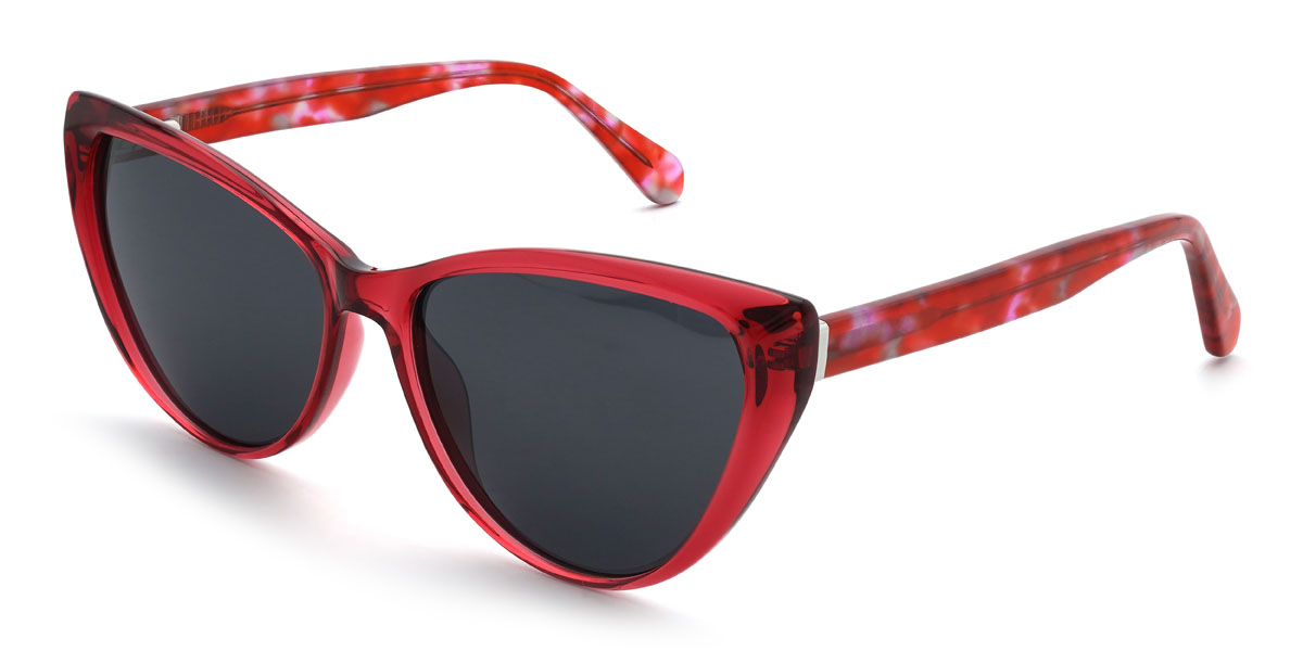 Red Grey Isadora Glasses - Cat Eye Sunglasses