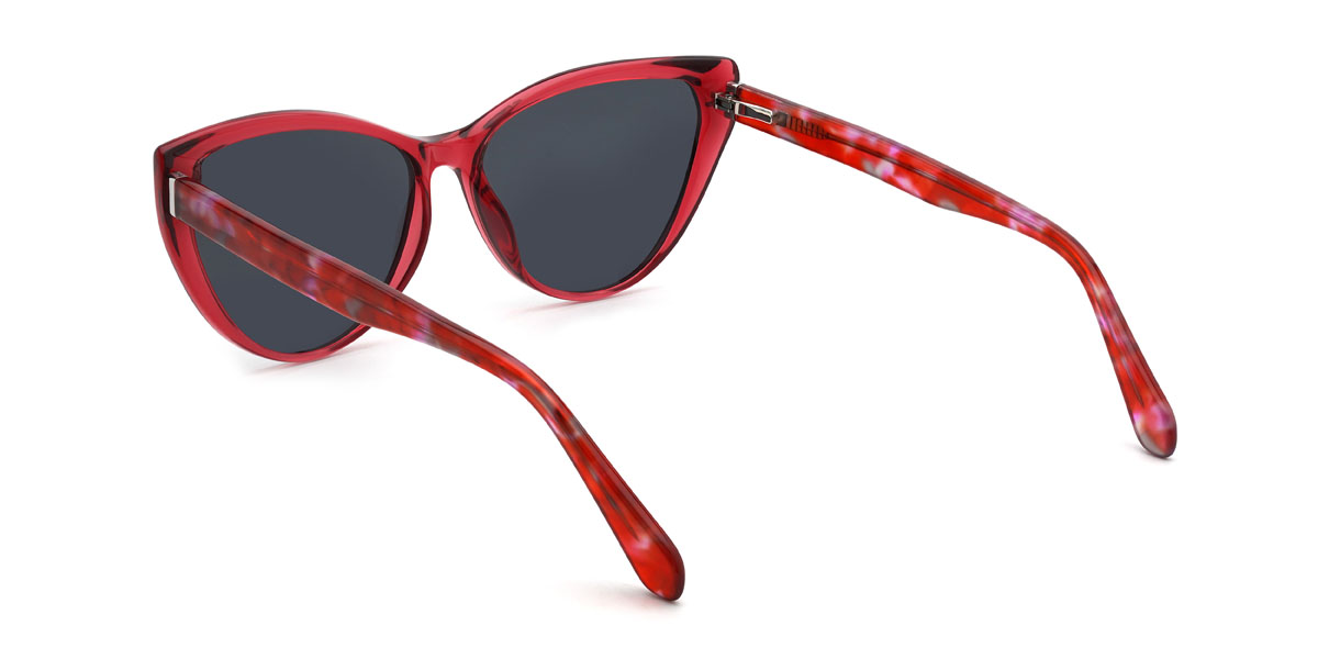 Red Grey Isadora Glasses - Cat Eye Sunglasses