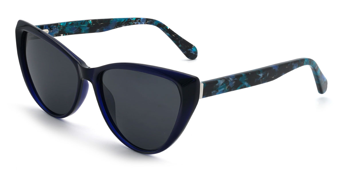 Black Grey Isadora Glasses - Cat Eye Sunglasses