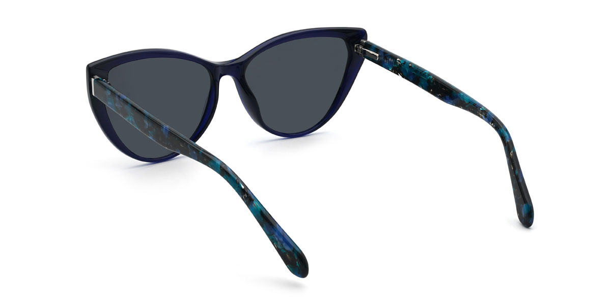 Black Grey Isadora Glasses - Cat Eye Sunglasses