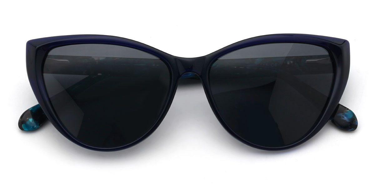 Black Grey Isadora Glasses - Cat Eye Sunglasses