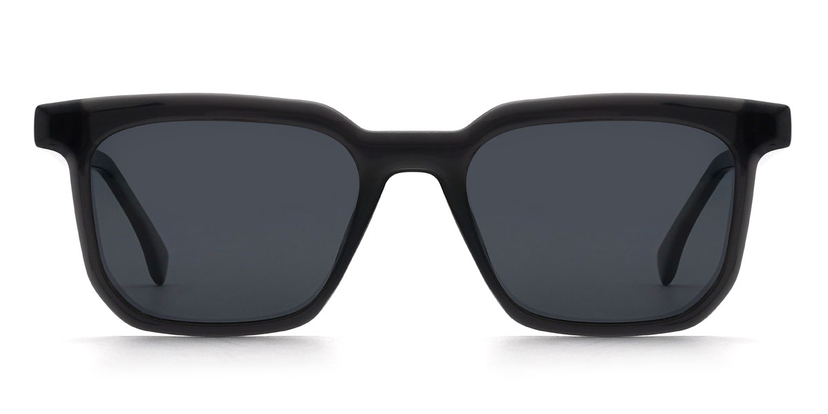 Black Grey Floyd Glasses - Rectangle Sunglasses
