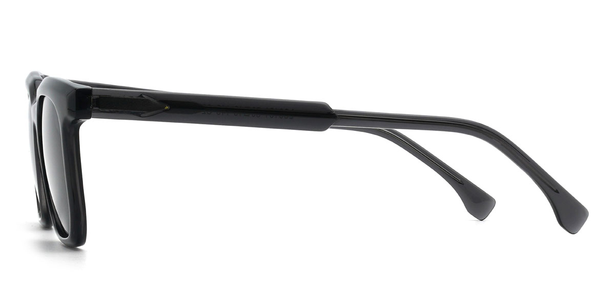 Black Grey Floyd Glasses - Rectangle Sunglasses