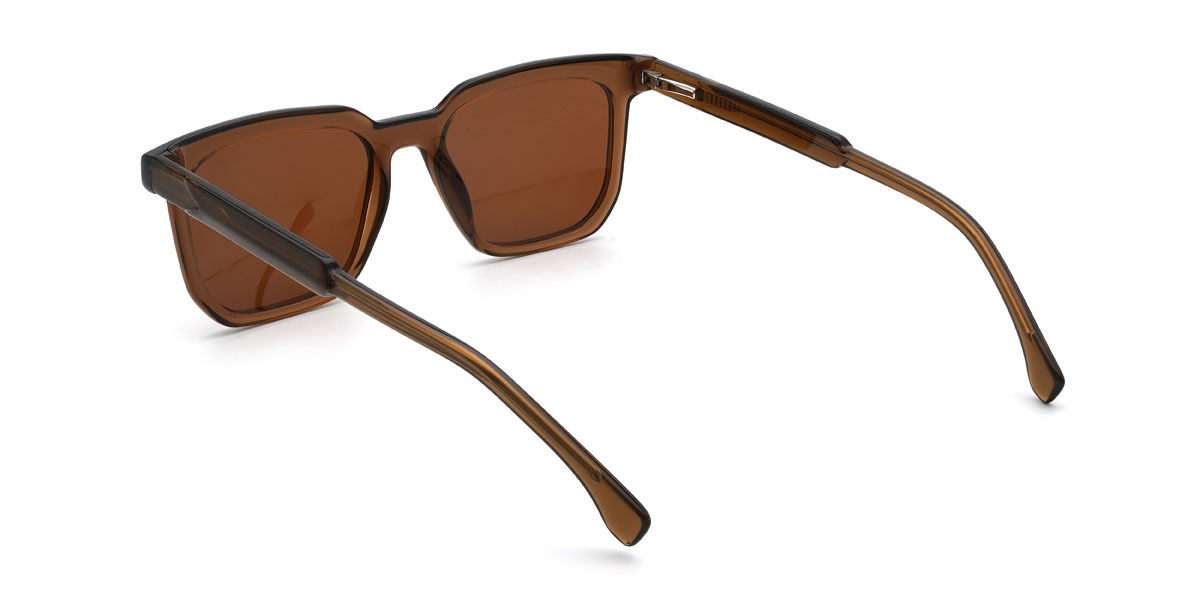Brown Brown Floyd Glasses - Rectangle Sunglasses