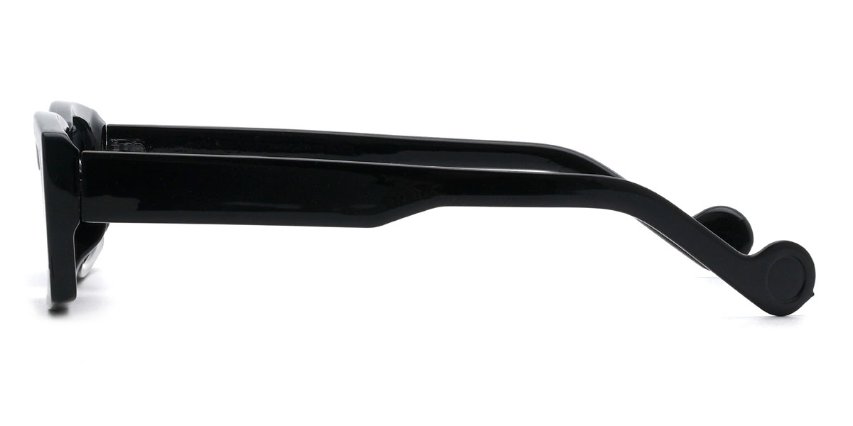 Black Grey Konstantinos Glasses - Rectangle Sunglasses