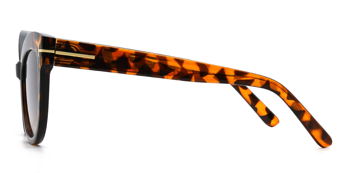 Tortoiseshell Gradual Brown Georgie Glasses - Cat Eye Sunglasses