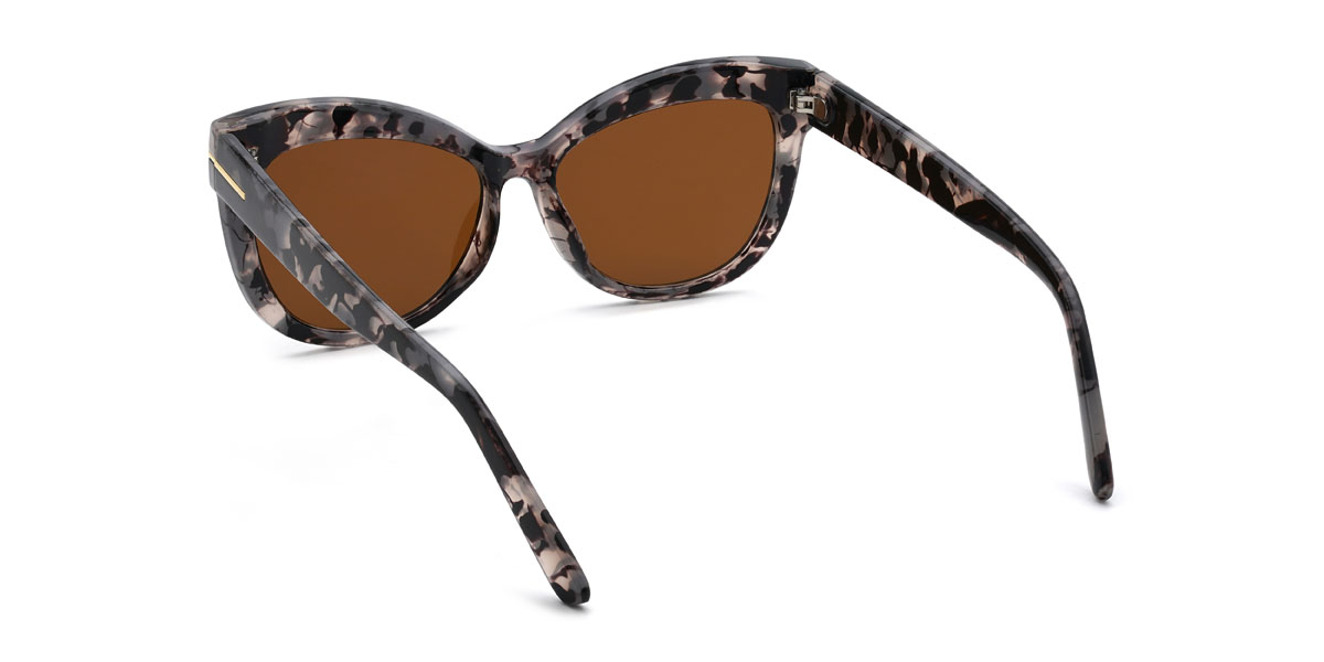 Ivory Tortoiseshell Brown Georgie Glasses - Cat Eye Sunglasses
