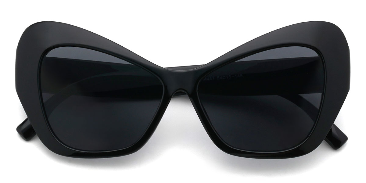 Black Grey Simone Glasses - Cat Eye Sunglasses