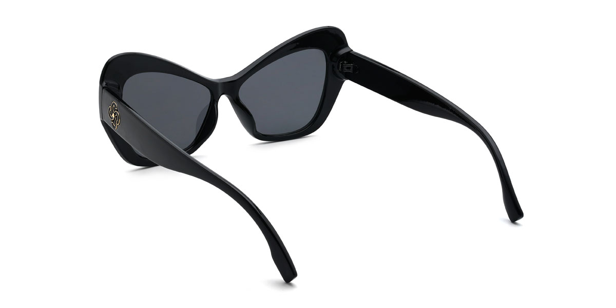 Black Grey Simone Glasses - Cat Eye Sunglasses