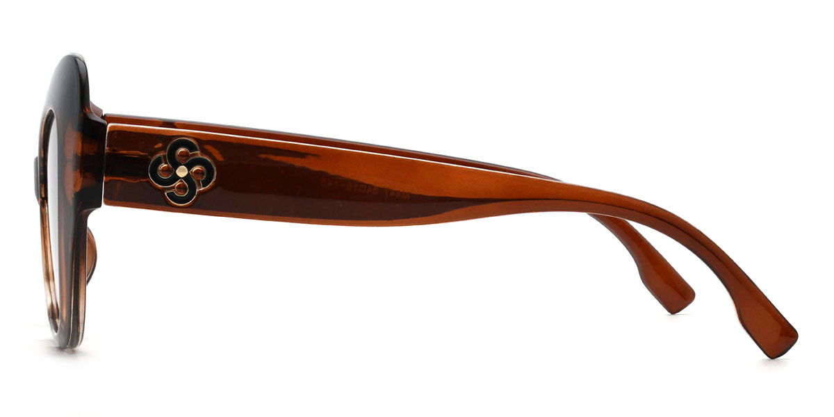 Brown Gradual Brown Simone Glasses - Cat Eye Sunglasses