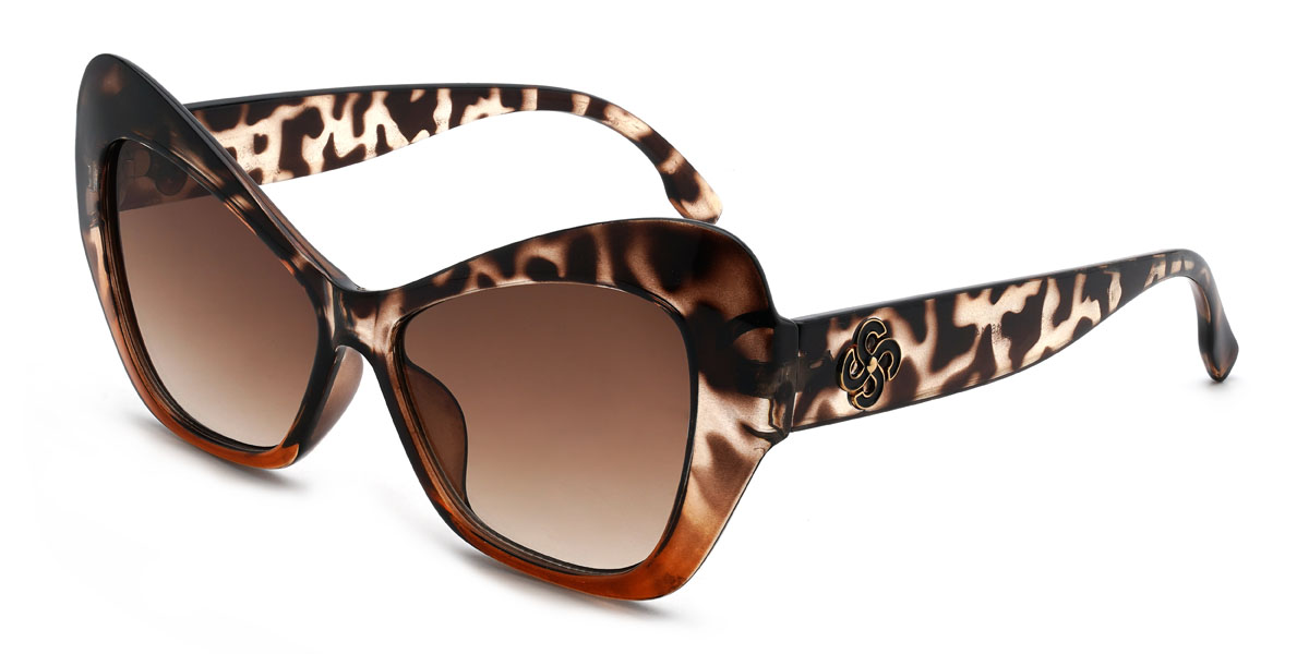 Ivory Tortoiseshell Brown Simone Glasses - Cat Eye Sunglasses
