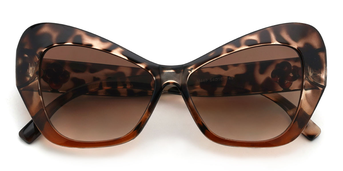 Ivory Tortoiseshell Brown Simone Glasses - Cat Eye Sunglasses