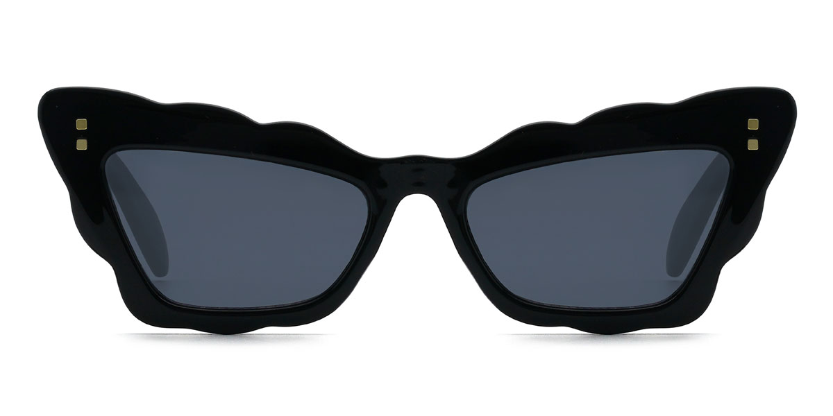 Black Grey Rylan Glasses - Cat Eye Sunglasses