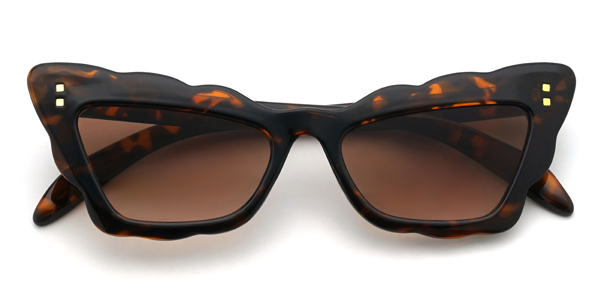 Tortoiseshell Brown Rylan Glasses - Cat Eye Sunglasses