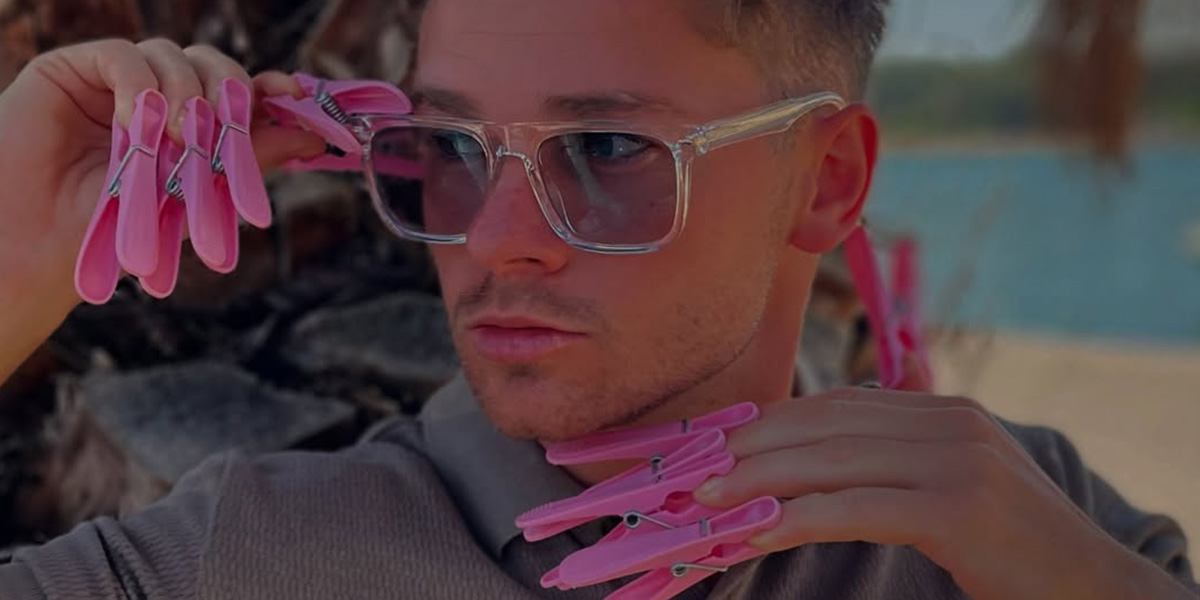 Clear Randy Glasses - Rectangle Glasses