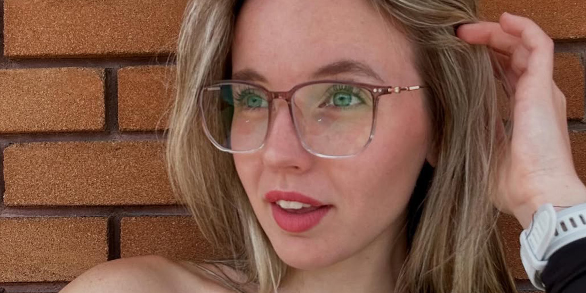 Gradient Brown Evey Glasses - Rectangle Glasses