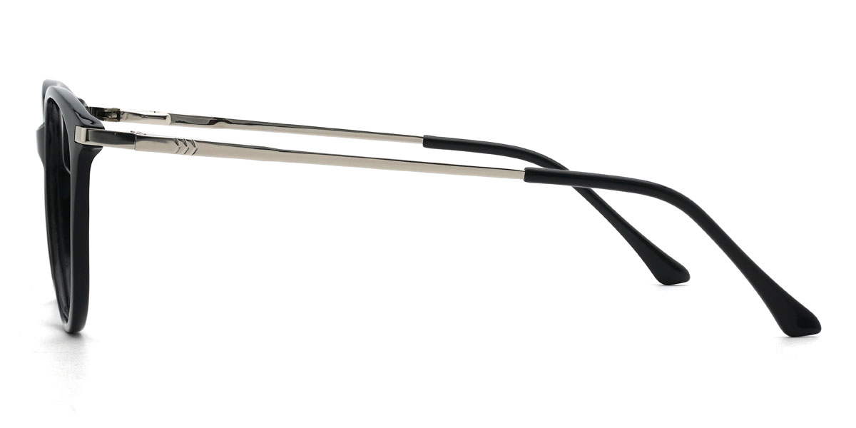 Black Chrissy Glasses - Oval Glasses