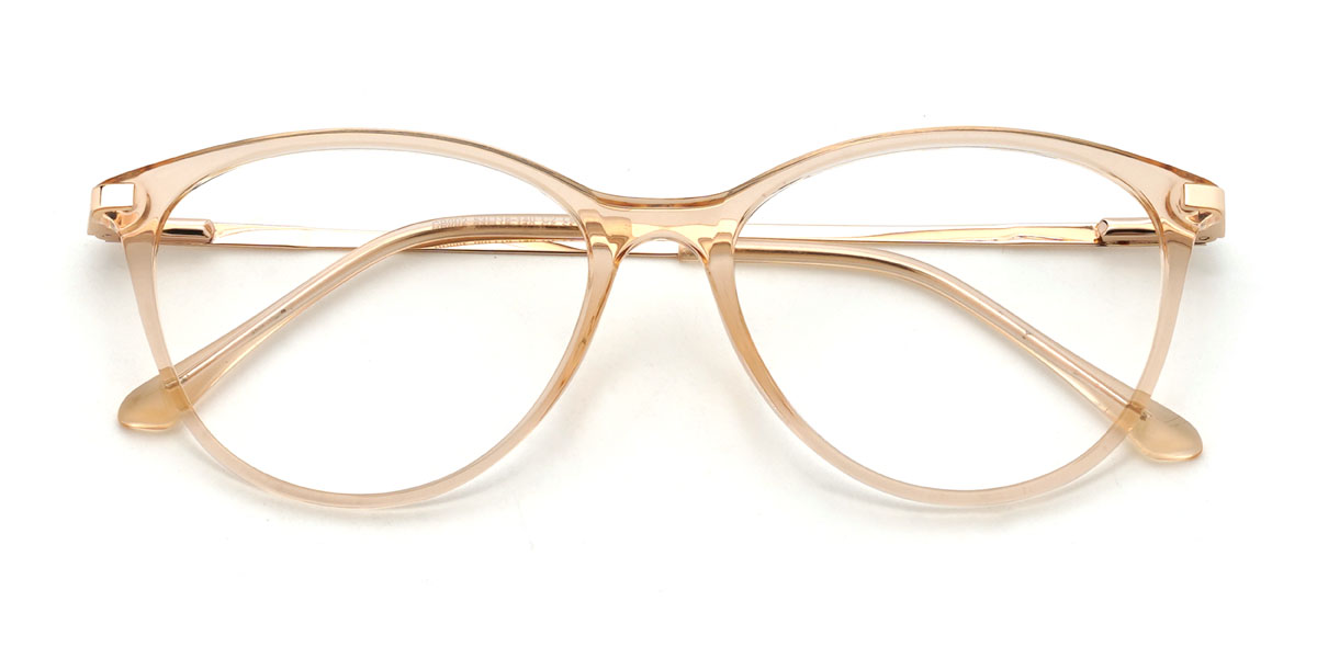 Champagne Chrissy Glasses - Oval Glasses
