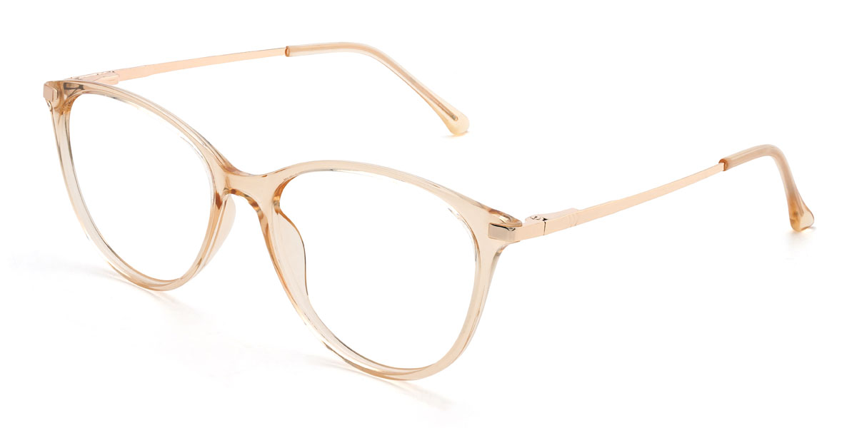 Champagne Chrissy Glasses - Oval Glasses