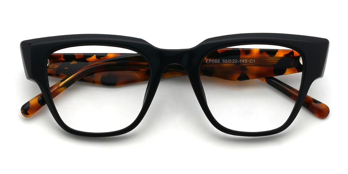 Fekete Martinez Szemüveg - Rectangle Glasses