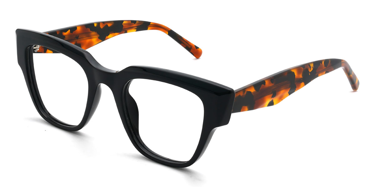 Fekete Martinez Szemüveg - Rectangle Glasses