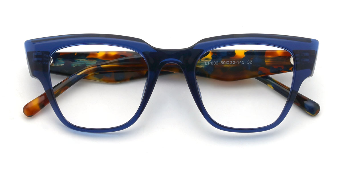 Blau Martinez Brille - Rectangle Glasses