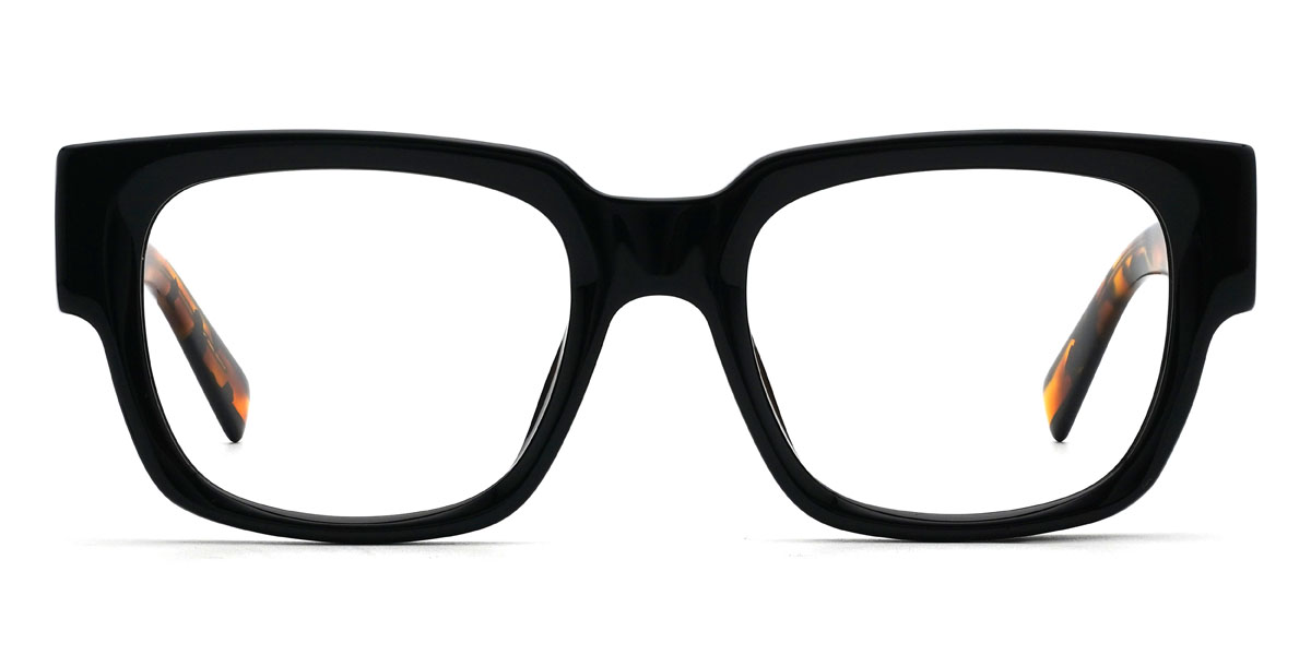 Black Lynden - Rectangle Glasses