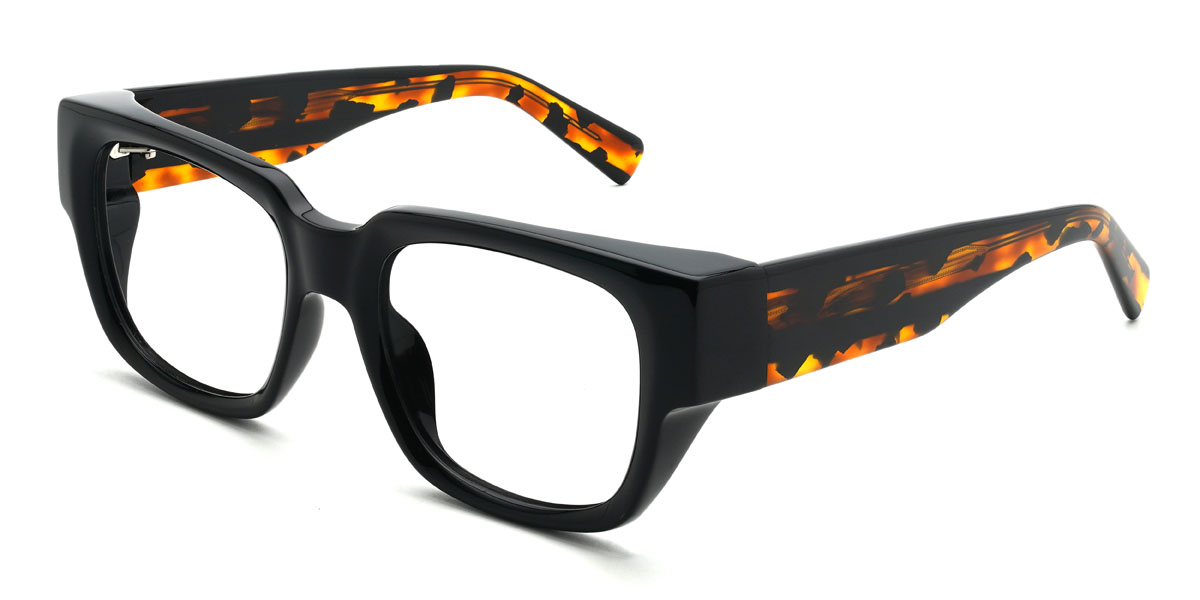 Fekete Lynden Szemüveg - Rectangle Glasses