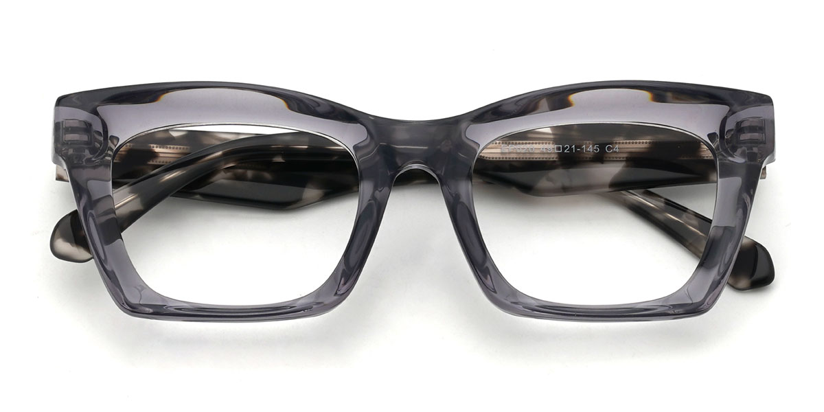 Szürke Roshan Szemüveg - Rectangle Glasses