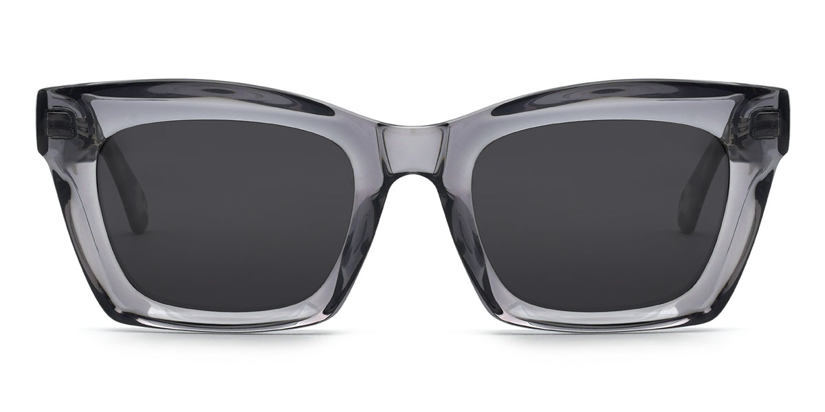 Grau Grau Brewer Brille - Rectangle Sunglasses