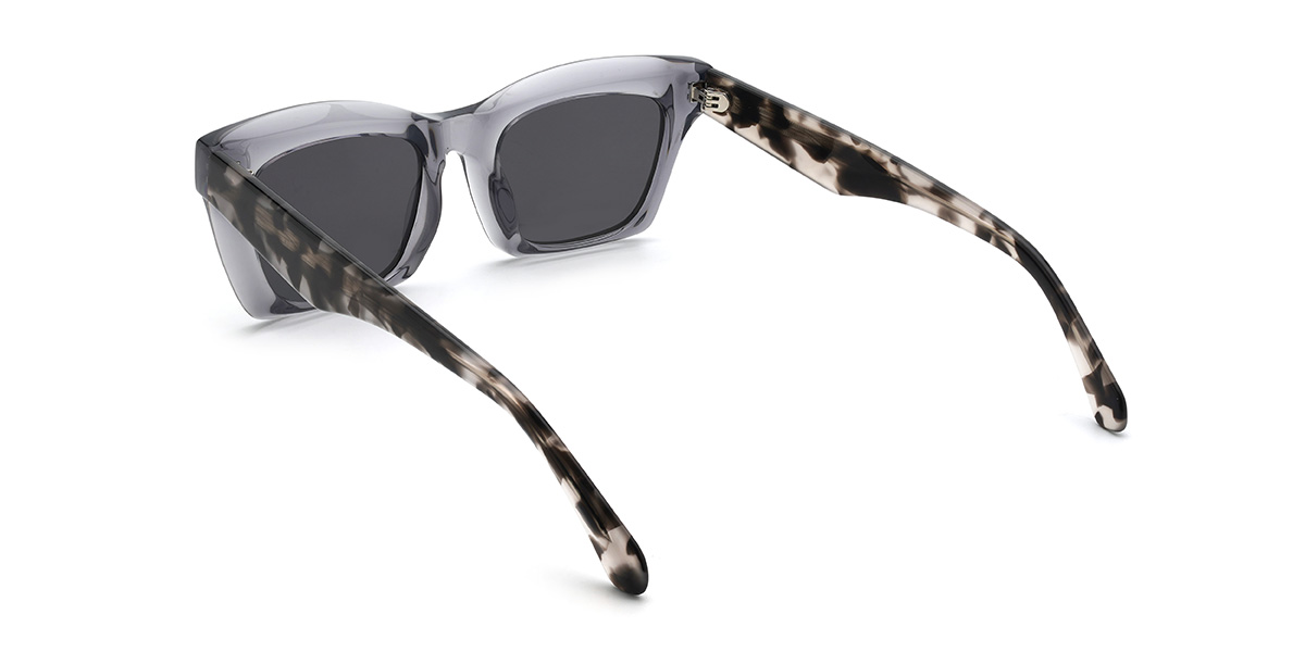 Grau Grau Brewer Brille - Rectangle Sunglasses