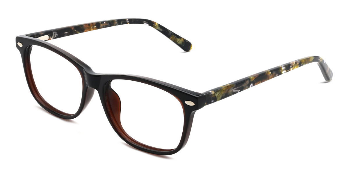 Braun Delila Brille - Rectangle Glasses