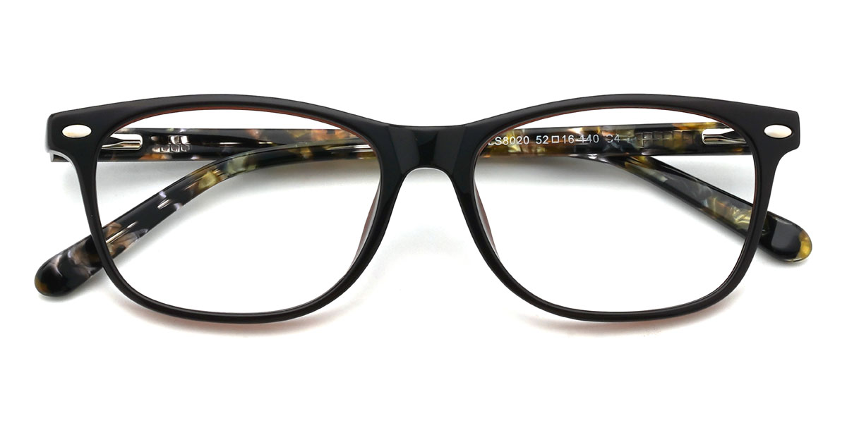 Braun Delila Brille - Rectangle Glasses
