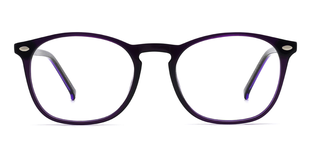 Deep Purple Michaella - Oval Glasses