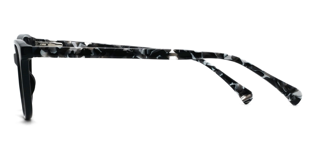 Black Inayat Glasses - Oval Glasses