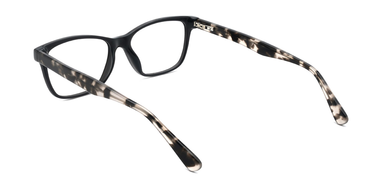 Black Leeroy Glasses - Rectangle Glasses
