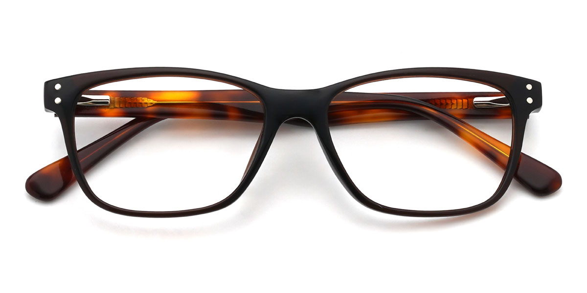 Brown Leeroy Glasses - Rectangle Glasses