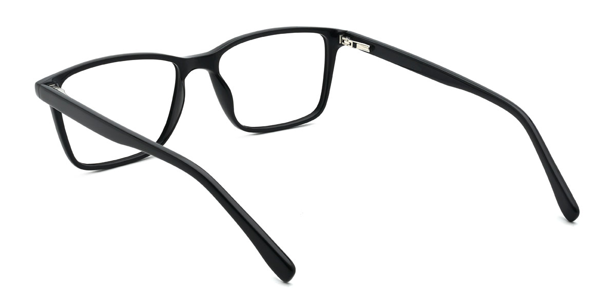 Black Franz Glasses - Rectangle Glasses