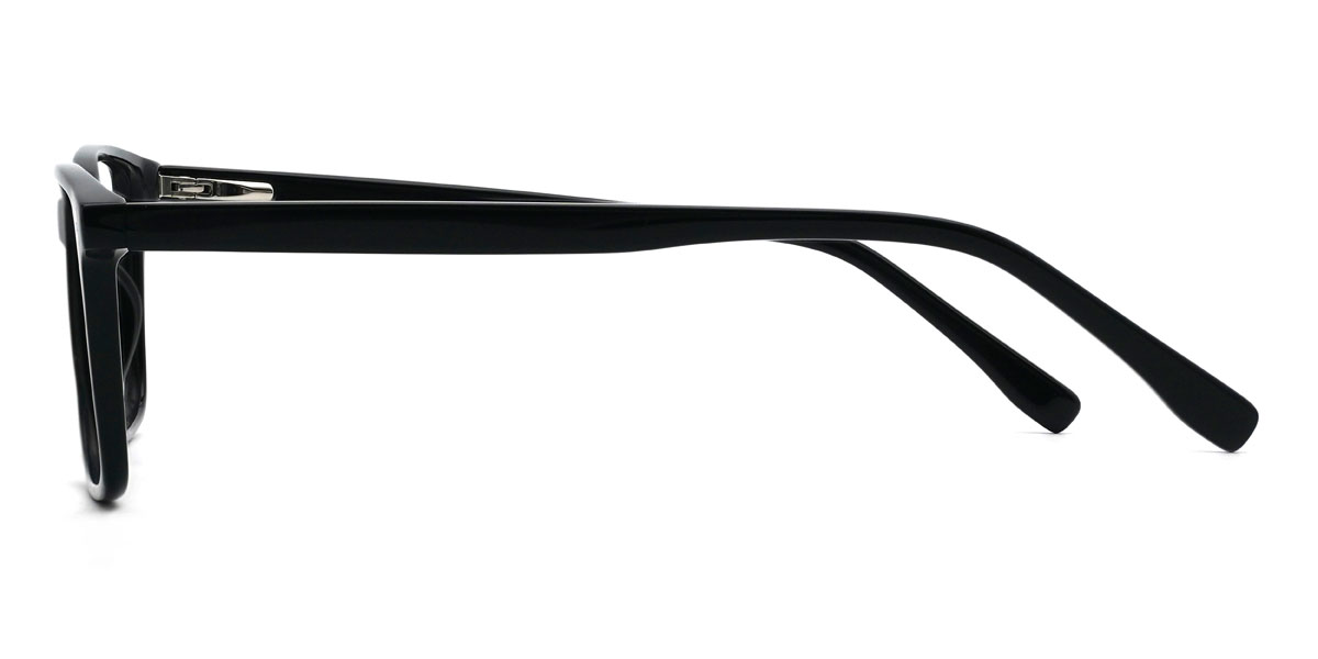 Black Franz Glasses - Rectangle Glasses