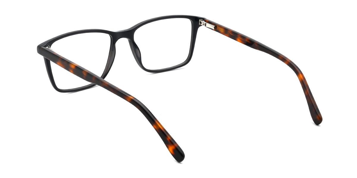 Deep Grey Franz Glasses - Rectangle Glasses
