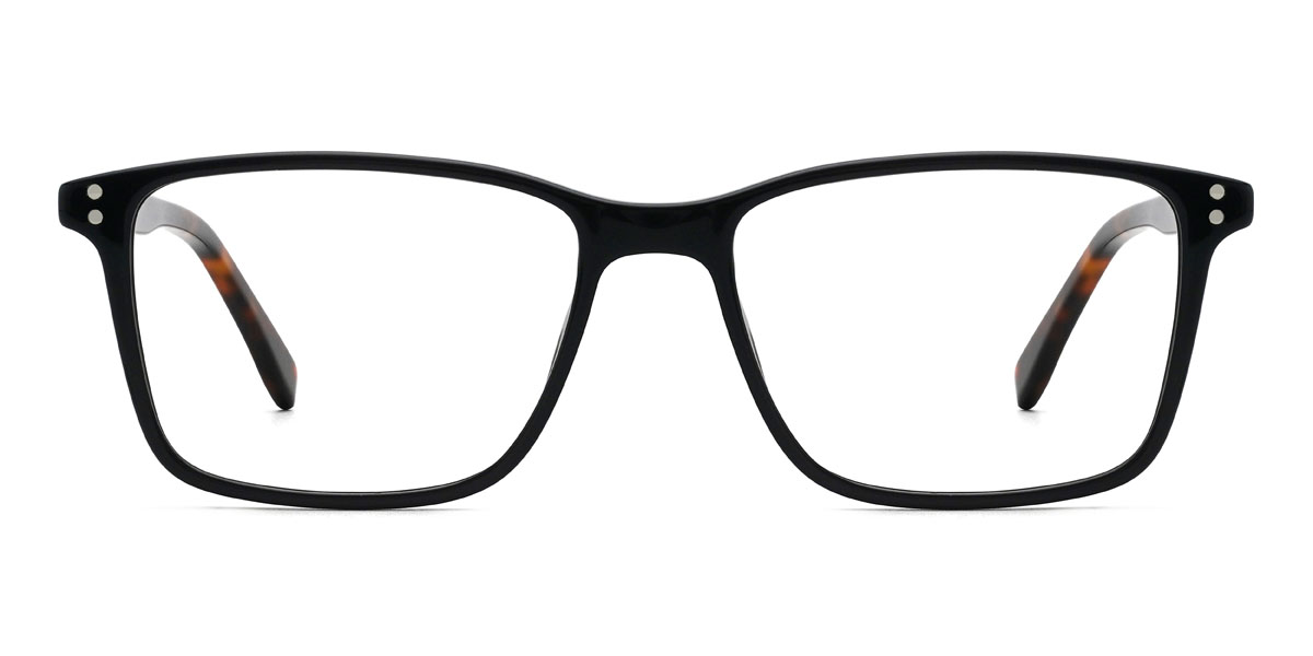 Deep Grey Franz Glasses - Rectangle Glasses